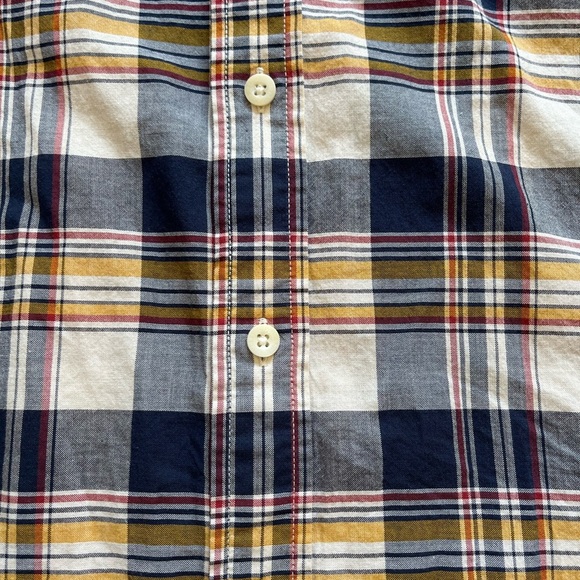 Pendleton Plaid Short Sleeve Button Up Shirt | Men's L - Picture 4 of 9